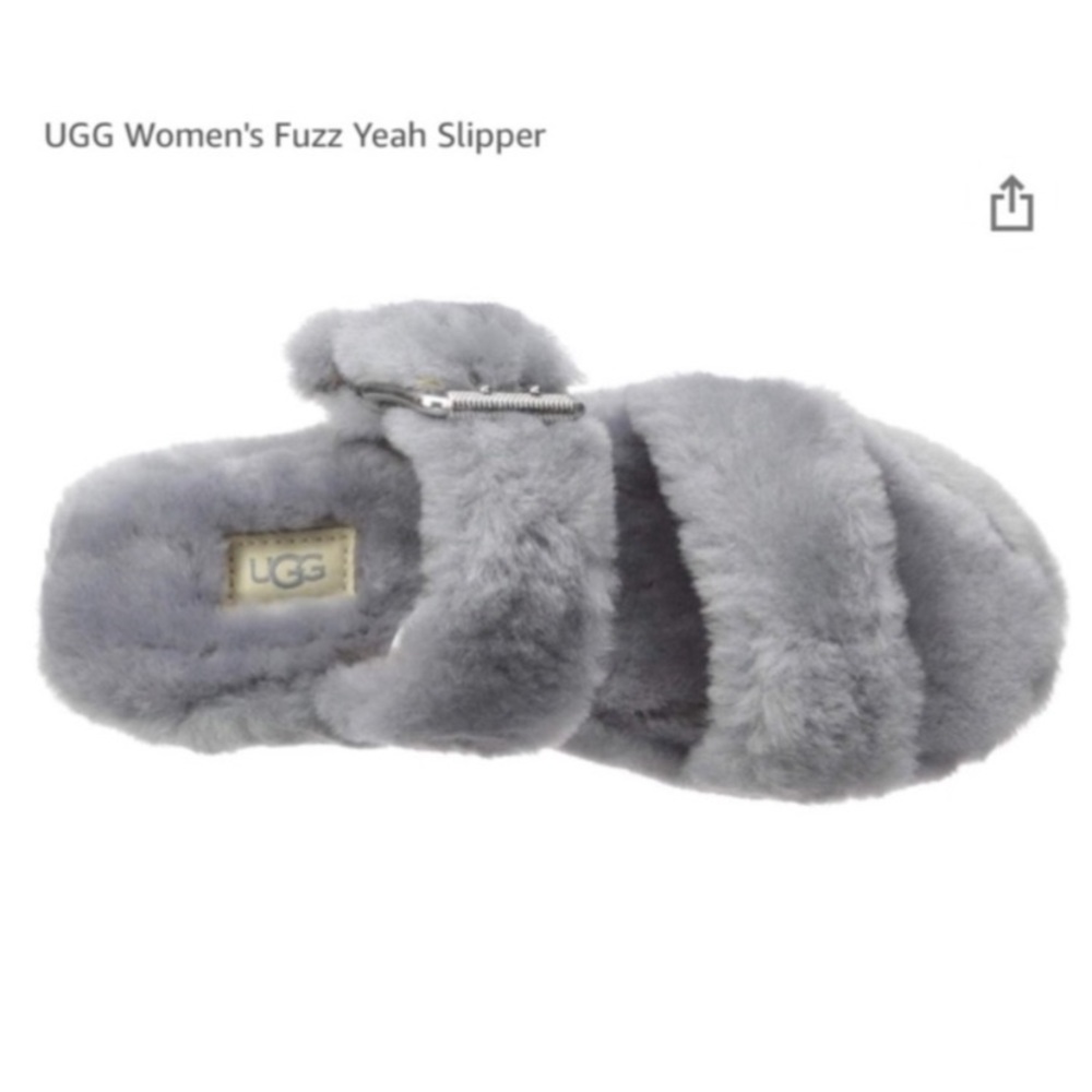 Ugg fuzz yeah sleeper sandals sz 8 euc - Picture 3 of 7